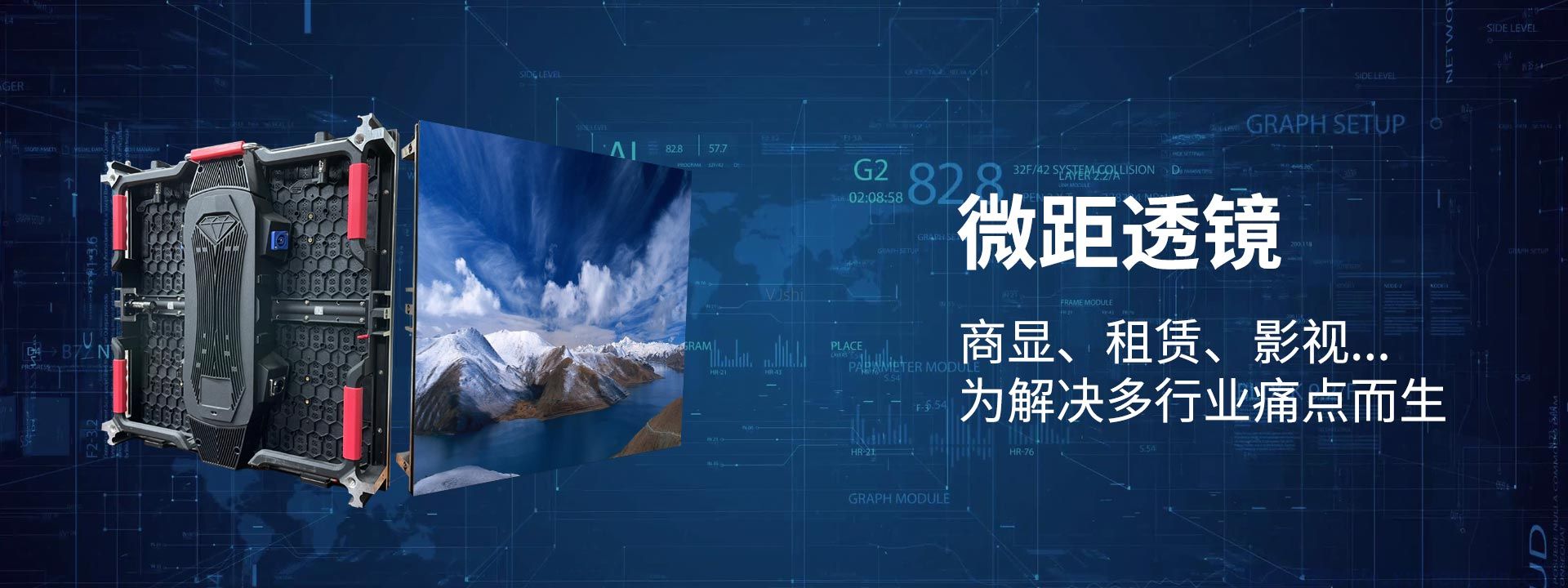 微距透镜，优化显示